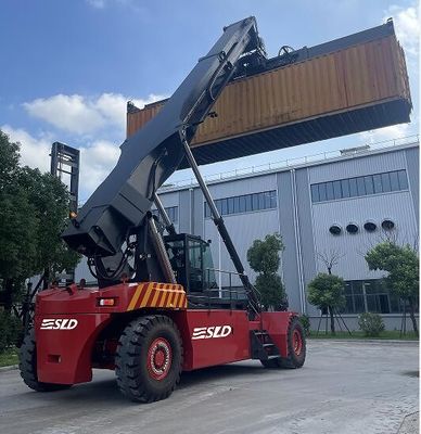 FD280 28 τόνων Ντίζελ βαρέος φορτηγός ανεμοφόρου Weichai Μηχανή 4.5g Mast Container Handling