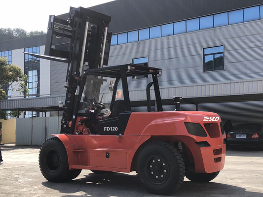 12 τόνων 3000 mm βαρύς ανυψωτήρα ανυψωτήρα ανύψωσης ύψος τοποθέτησης πιρούνι