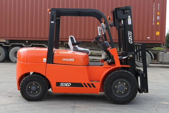 CPCD50 Forklift diesel λειτουργίας κλειδαριών ροδών 5 τόνου στερεό φορτηγό
