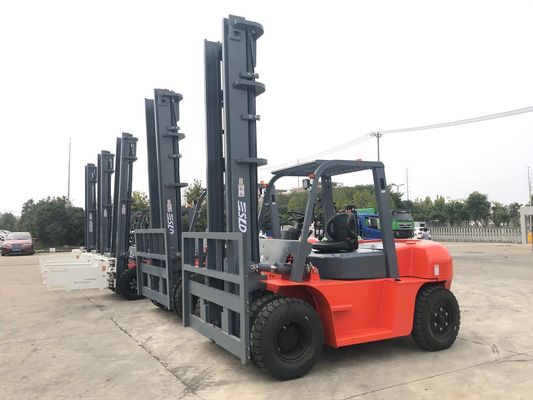Forklift diesel 7 τόνου FD70 6m φορτηγό με πλήρη ελεύθερο τρηπλό