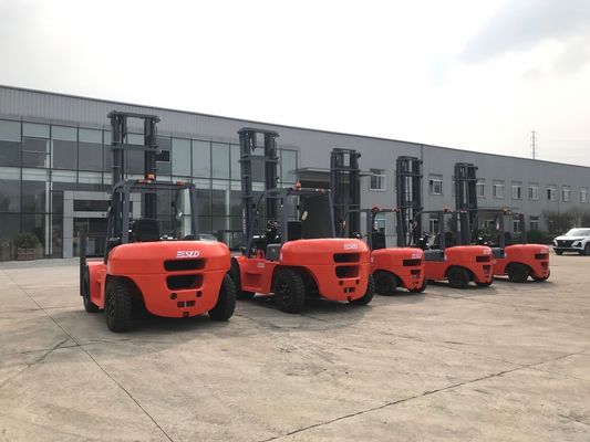 15000 λίβρες FD70 5m ντηζελοκίνητο Forklift 7 τόνου από τη στερεά ρόδα
