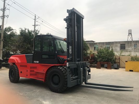 Το diesel ανελκυστήρων εμπορευματοκιβωτίων ενεργοποίησε βαρύ Forklift ανελκυστήρων 16 τόνου για το φορτηγό
