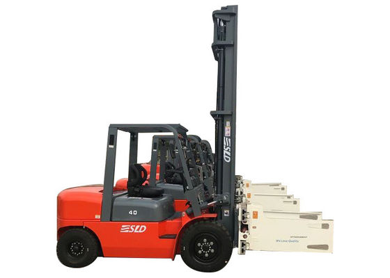ιστός 6m που ανυψώνει 8k Forklift diesel παλετών 4 τόνου μηχανή φορτηγών