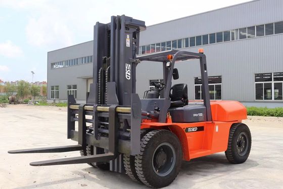 εκτιμημένο 10000kgs φορτίο 13000mm ύψους ανελκυστήρων 3000mm βάρος υπηρεσιών Forklift 10 τόνου
