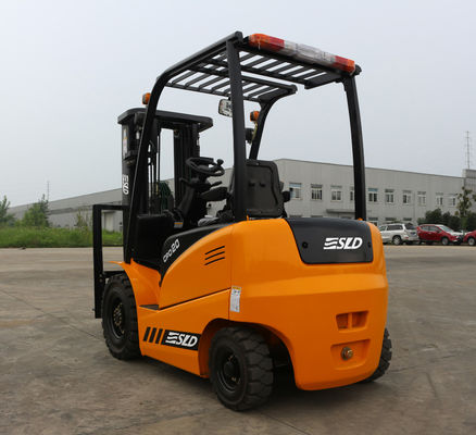 Βιομηχανικό μίνι ηλεκτρικό Forklift 2000kgs φορτίο με το πνευματικό ελαστικό αυτοκινήτου