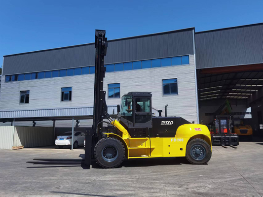 20 τόνοι βαρύ Forklift ανελκυστήρων με την ανύψωση του ύψους 8m προσαρμοσμένος ιστός