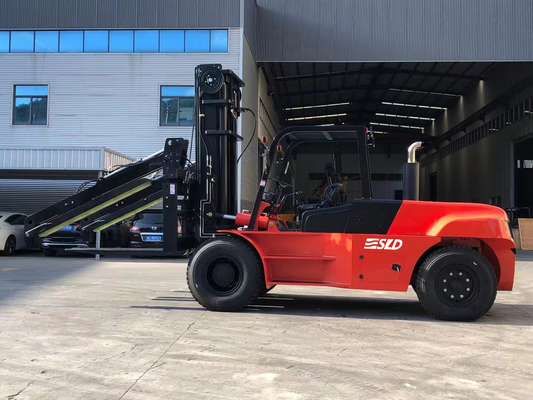 FD120 3000mm Ανύψωση πύργου 12000kgs βαρύς ανυψώματος ανεμοφόρου για το μπροστινό ή το πίσω τιμόνι τροχών