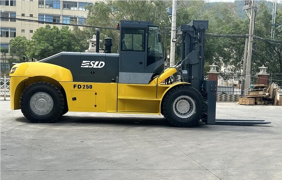 Προσαρμοσμένο φορτηγό με χαμηλό μίσθο 25 τόνων 28 τόνων βαρέος ανελκυστήρας με πορτοκαλί κόκκινο χρώμα