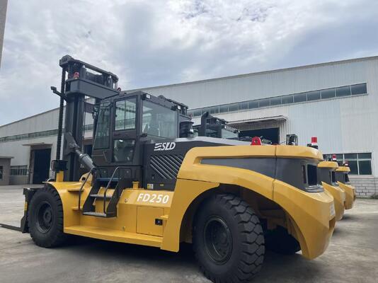 FD350 35 τόννων Diesel Heavy Duty Forklift Truck Cummins Κινητήρας 4.0g Χειρισμός δοχείου ιστού
