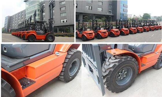 Αντίβαρο 4WD 4X4 2,5 τόνοι 3000mm τραχύ Forklift εκτάσεων