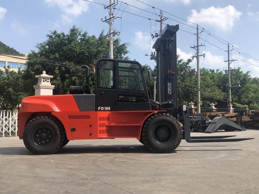 FD320 32 τόνων ντίζελ βαρέος φορτηγός ανεμοφόρκου Weichai κινητήρας 4,0g Mast Container Handling