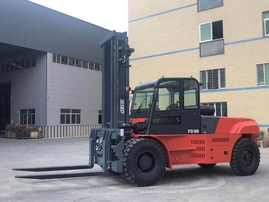 Forklift μετατόπισης υλικού χειρισμού FD160 16t 3.5k δευτερεύων φορτωτής