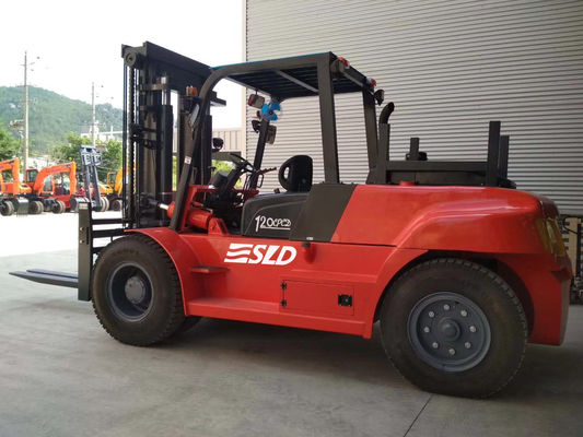 Ιστός FD120 3000mm που ανυψώνει 12000kgs βαρύ forklift 12 τόνου φορτηγό
