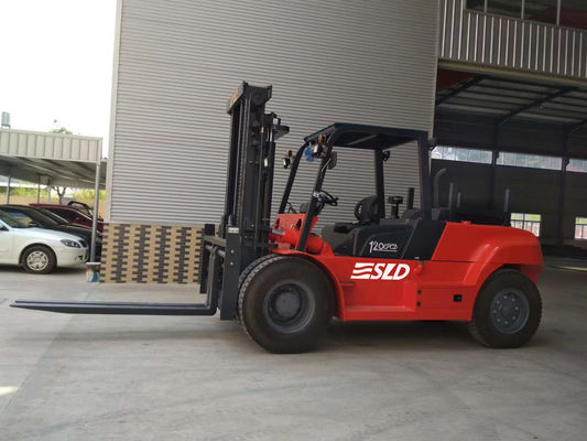 Ιστός FD120 3000mm που ανυψώνει 12000kgs βαρύ forklift 12 τόνου φορτηγό