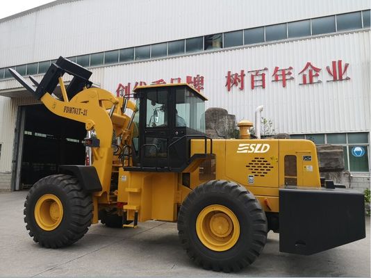 Forklift φραγμών 21t μεταφορών 3430mm πέτρινος φορτωτής