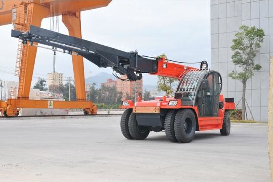 12t τηλεσκοπικό Forklift Telehandler χειριστών γερανών βραχιόνων πυροβολισμού