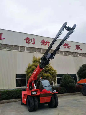 12t τηλεσκοπικό Forklift Telehandler χειριστών γερανών βραχιόνων πυροβολισμού