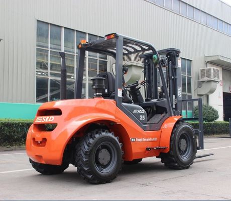 τρηπλός ιστός 5k 2.5t 4500mm τραχύ Forklift εκτάσεων 2,5 τόνου