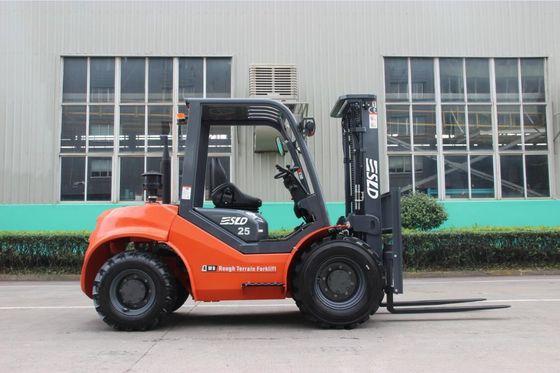 τρηπλός ιστός 5k 2.5t 4500mm τραχύ Forklift εκτάσεων 2,5 τόνου