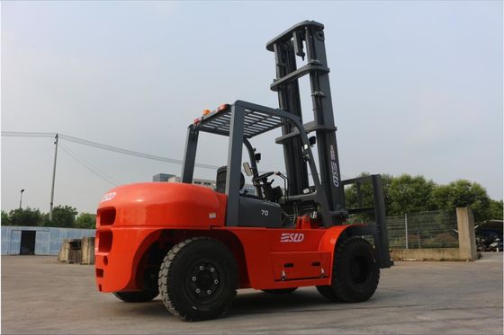 7000kgs χρησιμοποιημένη diesel Forklift ισχυρή δύναμη Forklift 7 τόνου