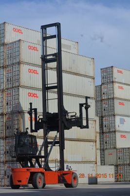 Λογιστικός forklift ναυπηγείων 9000kgs 9t κενός χειριστής εμπορευματοκιβωτίων