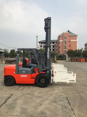 ιστός 6m που ανυψώνει 8k Forklift diesel παλετών 4 τόνου μηχανή φορτηγών
