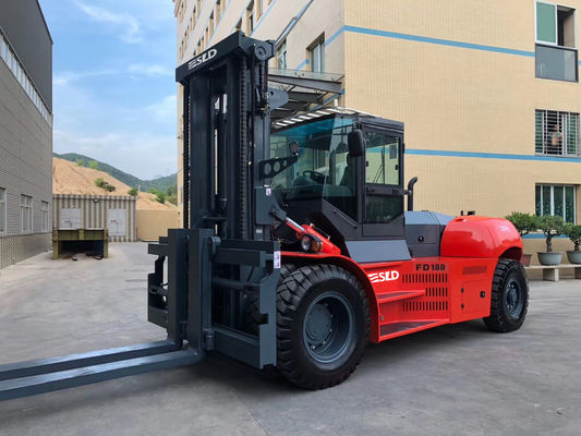 FD180 18 τόνος Forklift diesel ισορροπίας καύσης 16 τόνου φορτηγό