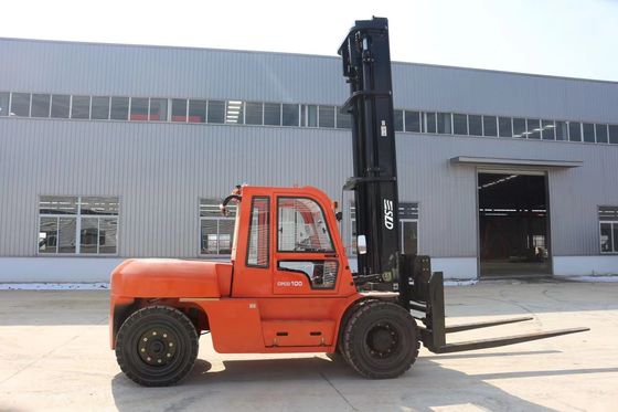 10 τόνοι εκτιμημένο Forklift 600mm diesel μηχανών φορτίων ISUZU κέντρο φορτίων