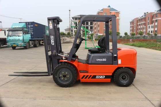 Forklift diesel FD30 3000kgs φορτηγό που εξοπλίζεται με τη μηχανή ISUZU/της MITSUBISHI