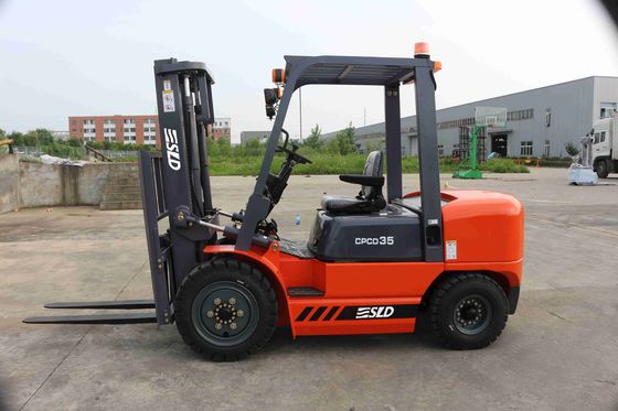 Υδραυλική Forklift diesel εκτιμημένη ικανότητα 3500Kgs φορτηγών με το κάθισμα OPS/ORS