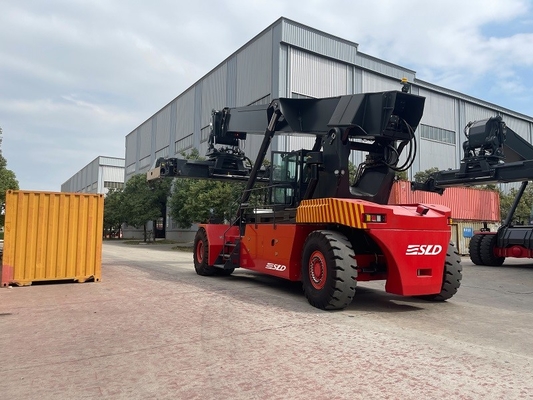 45T Forklift εμπορευματοκιβωτίων στοιβαχτής προσιτότητας με τη μηχανή της CUMMINS