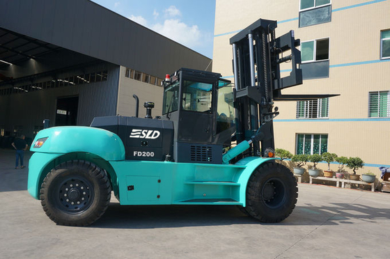 20 τόνος βαρύ Forklift ανελκυστήρων ιστών τύπων παραθύρων 25 τόνου για το λογιστικό ναυπηγείο